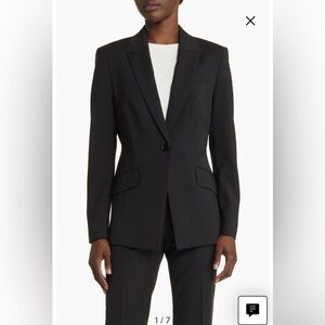 NWT- BOSS Jabinalah One-Button Virgin Wool Blazer, size 6
